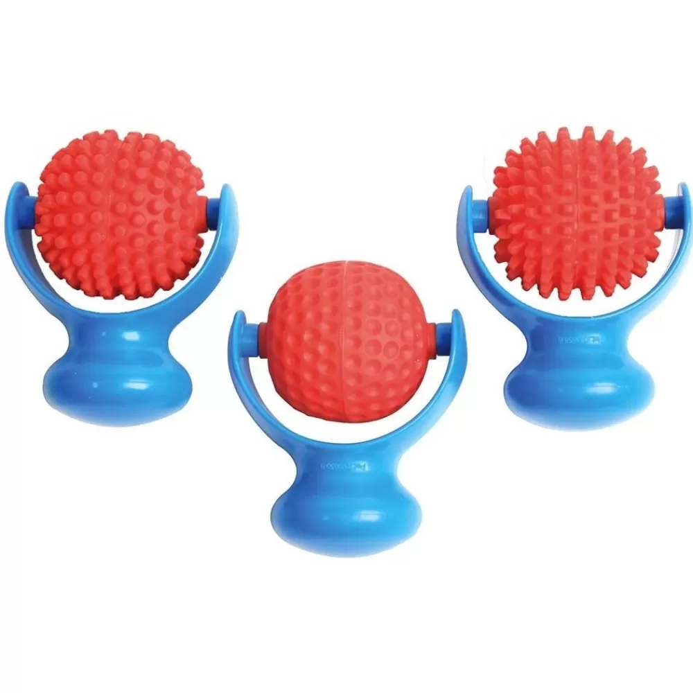 HOPTOYS Pâtes À Modeler Multisensorielles*Rouleaux Textures Easi-Grip Par 3