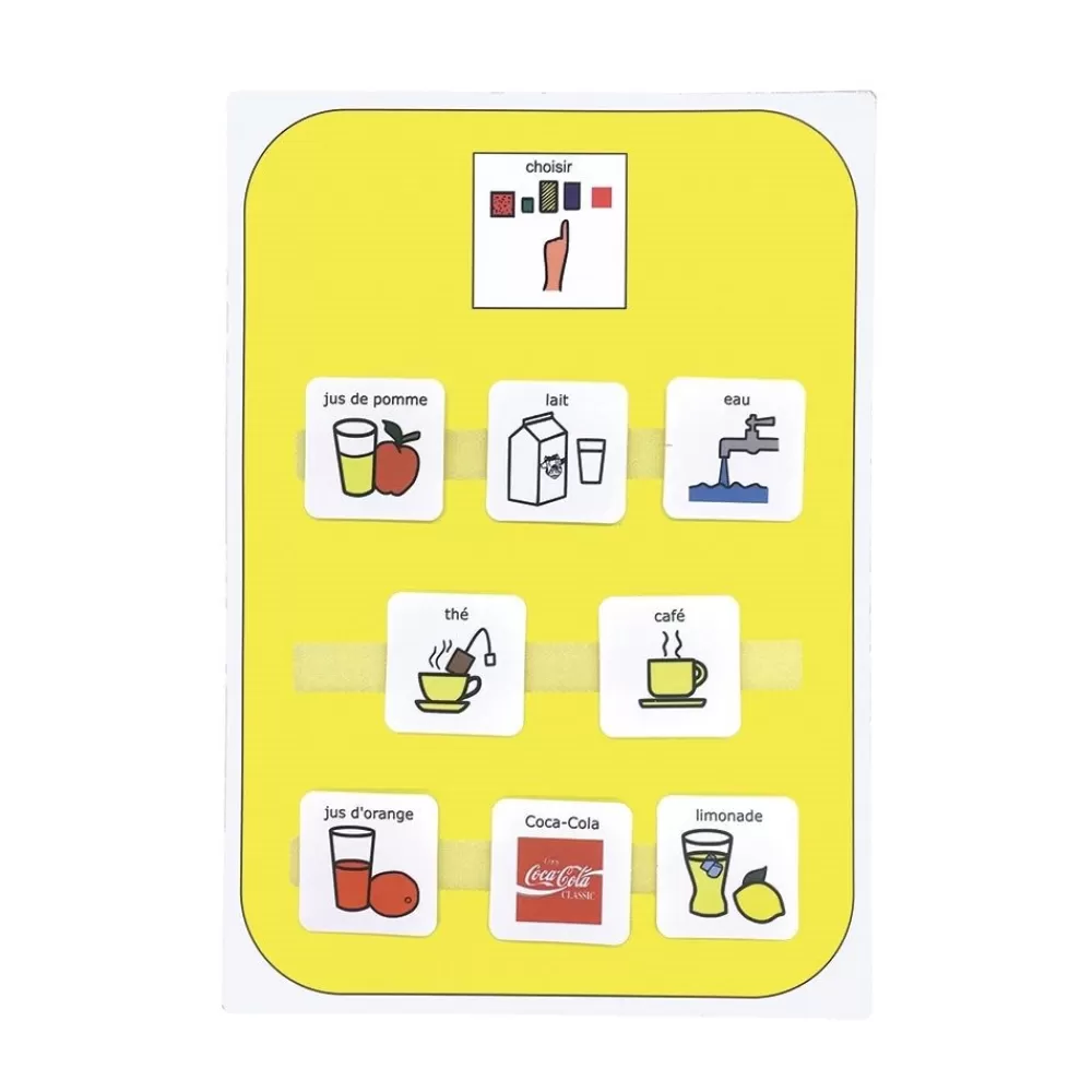 HOPTOYS Pictogrammes, Langages Visuels Et Signés<Tableau De Choix Gouters