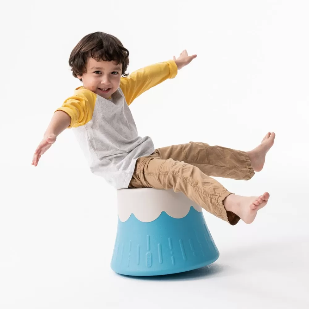 HOPTOYS Aides Quotidiennes*Tabouret Volcan Bleu