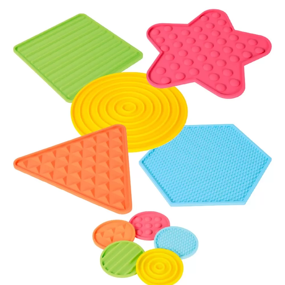 HOPTOYS Idees Cadeaux Pour Une Personne Avec Un Handicap Visuel*Tapis Sensoriels Textures X 10