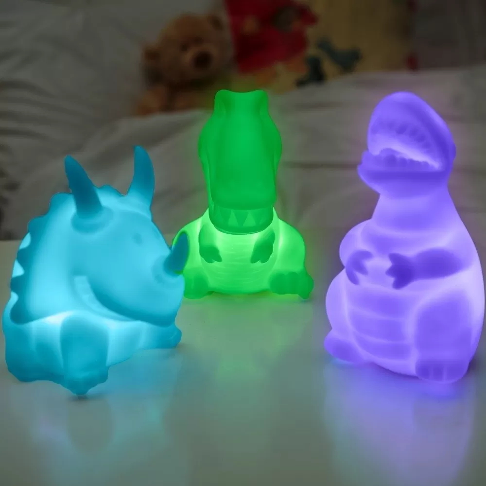 HOPTOYS Espaces Multisensoriels<Veilleuses Dinosaures Par 3